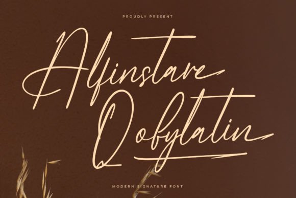 Alfinstare Qobylatin: A Script Font for Digital Design