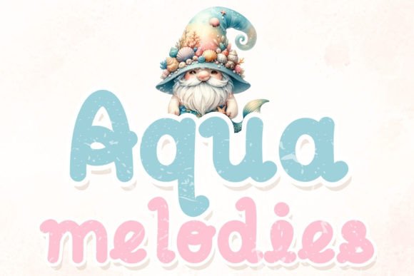 Aqua Melodies: A Whimsical Handwritten Font for Crafters