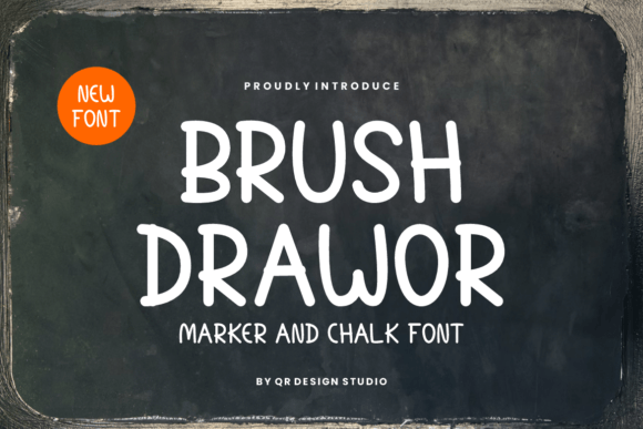 Brush Drawor: A Friendly Handwritten Font for Warm Brand Identities