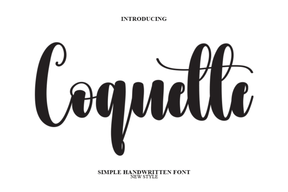 Coquette: A Font for Thoughtful Design