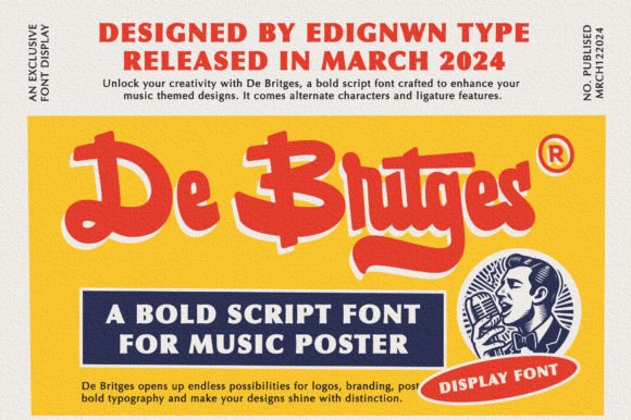 De Britges: A Bold Script Font for Memorable Branding