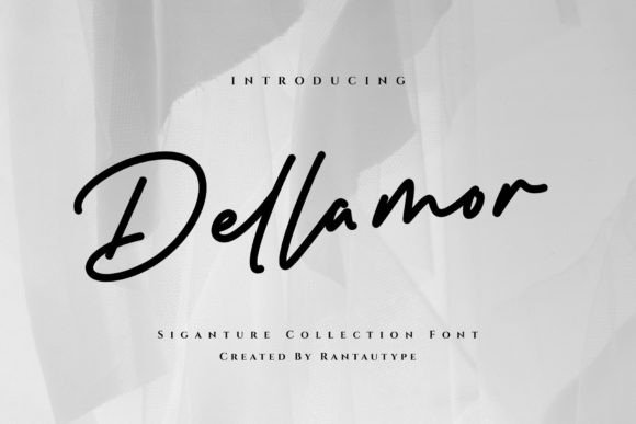 Dellamor Font: A Refined Script Typeface for Elegant Web Design