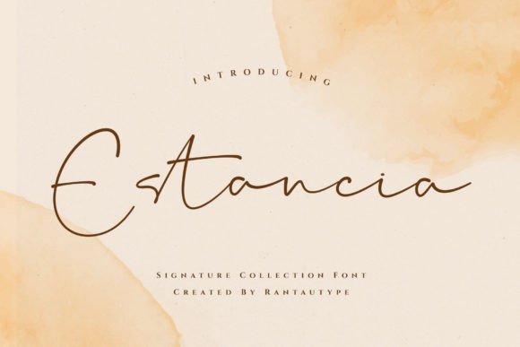 Estancia Font: A Refined Script Typeface for Elegant Web Design