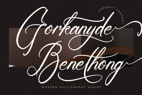Gorkanyde Benethong: An Elegant Script Font for Digital Branding