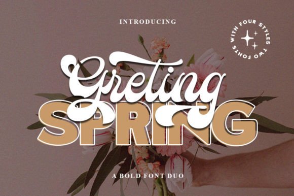 Greting Spring Duo: A Font That Breathes Life Into Your Creations