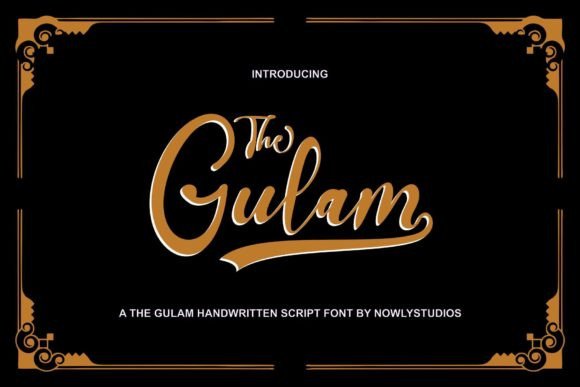 Gulam: A Premium Script Font That Elevates Real Small Business Branding