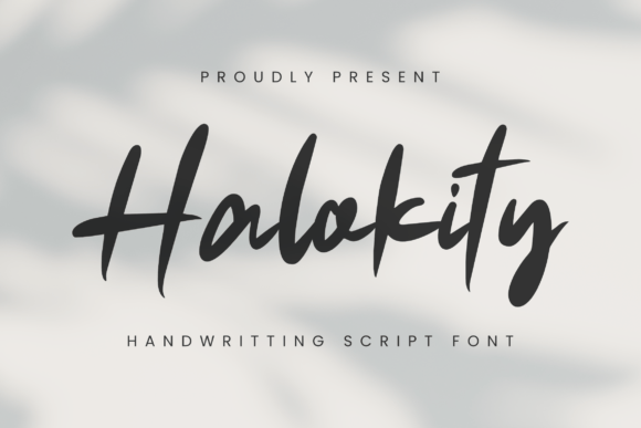 Halokity: A Fluid Script Font for Thoughtful Editorial Design