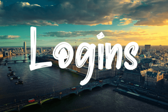 Logins: A Handwritten Script Font That Feels Like Home