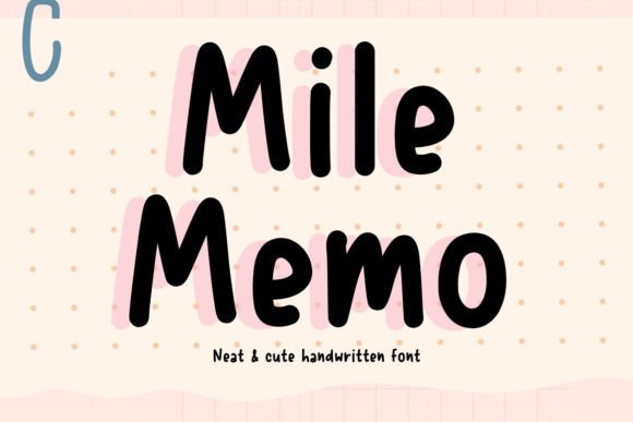 Mile Memo: A Font That Elevates Digital Design