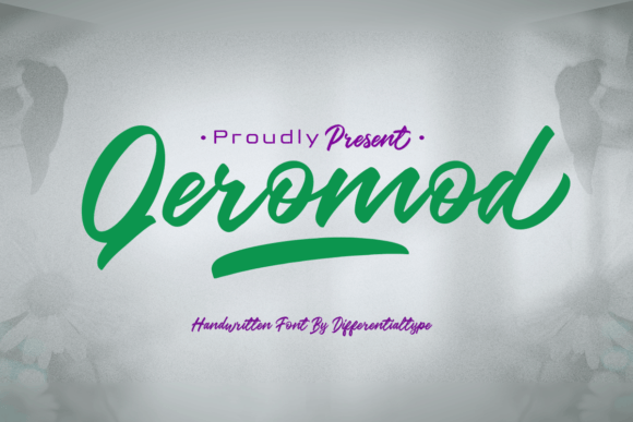 Qeromod: A Hand-Brushed Display Font That Elevates Digital Branding