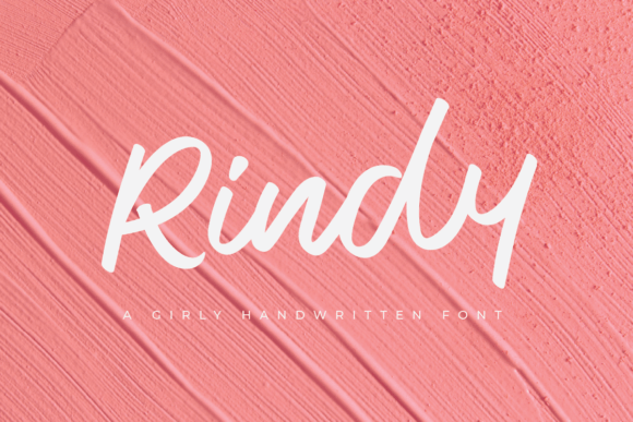 Rindy: A Feminine Script Font for Digital Branding