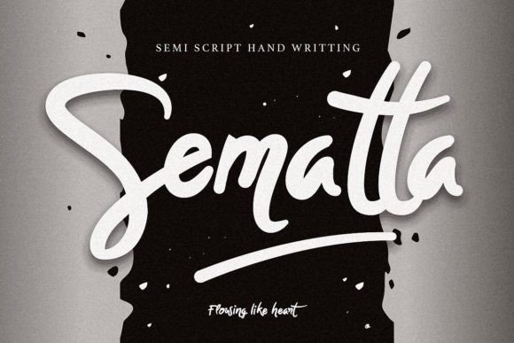 Sematta: A Modern Handwritten Font for Campaign Impact