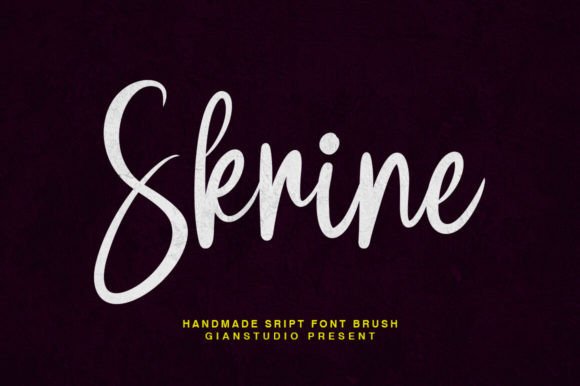 Skrine: A Thoughtful Handwritten Font for Brand Identity