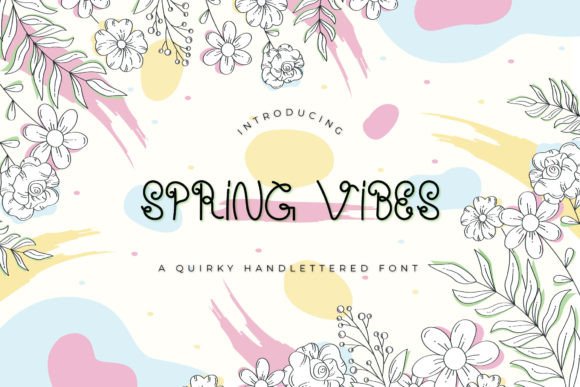 Spring Vibes: A Playful Handlettered Font for Editorial Charm