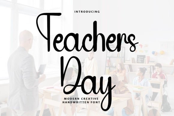 Teachers Day Font: A Handwritten Script for Scroll-Stopping Campaigns