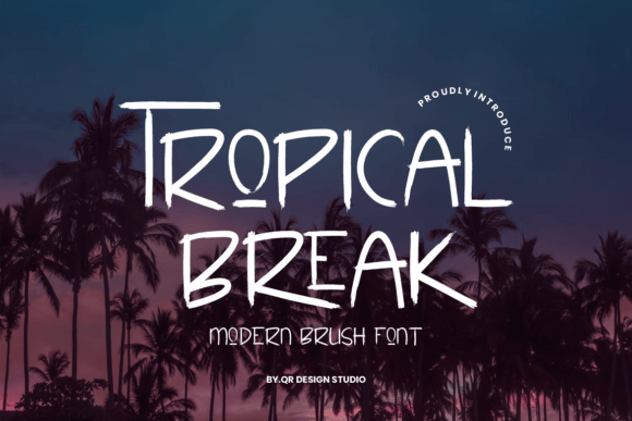 Tropical Break: A Handwritten Font That Feels Human, Not Hectic