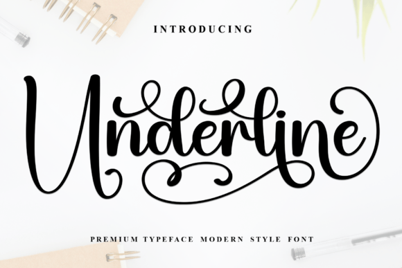 Underline: A Handwritten Font That Makes Your Brand Feel Thoughtful