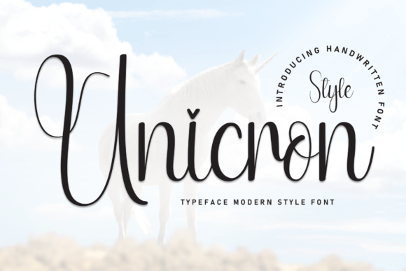 Unicron: A Sweet Handwritten Font for Small Business Branding