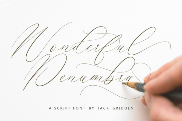 Wonderful Penumbra: A Script Font for Timeless Editorial Design
